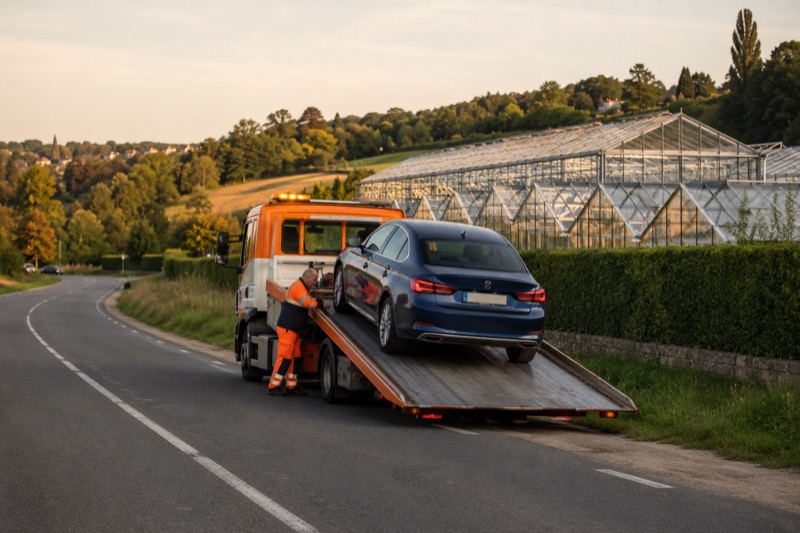 Dépannage voiture Overijse – dépanneuse HELPCAR près des serres de la Druivenstreek