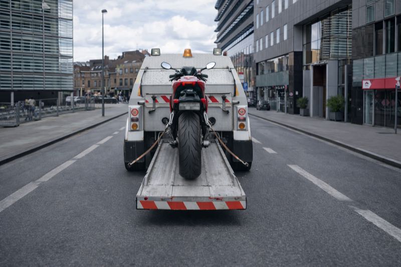 Remorquage moto Bruxelles